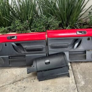 Door panels and glove box